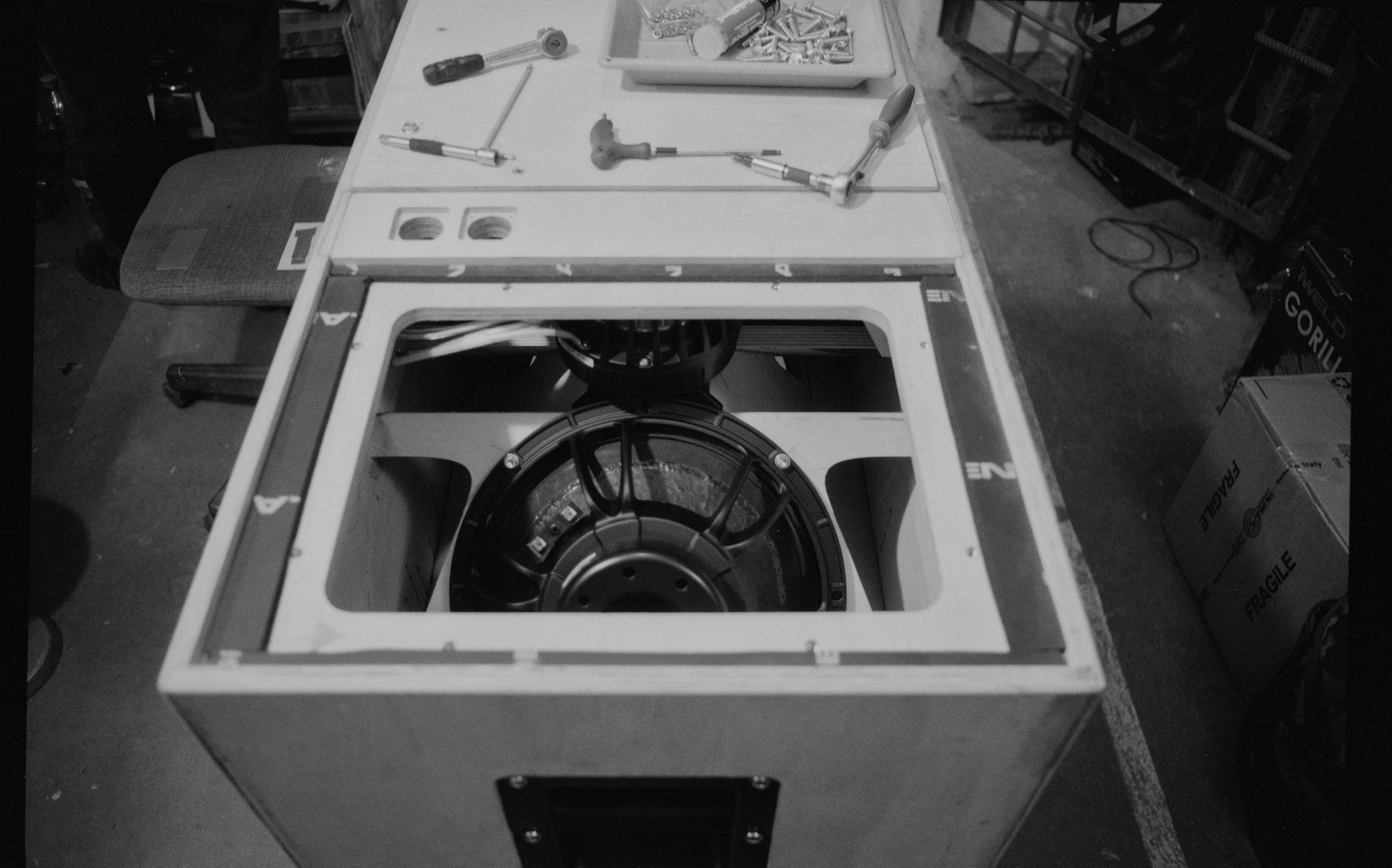 Rába Sound community event - sound system in action